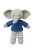 hand-knitted elephant toy