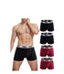 Set of black and red Charm Karter Mens Trunks with breathable fabric and moisture-wicking waistband