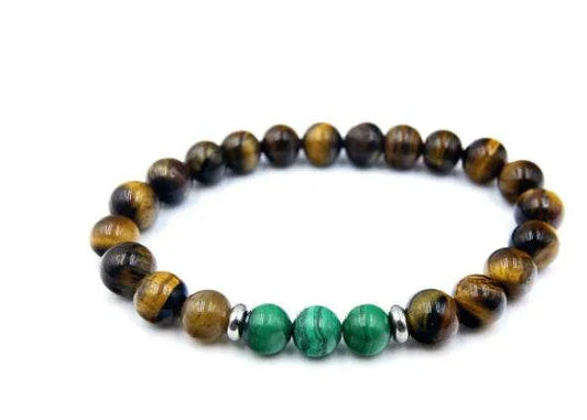 Natural Malachite Tiger Eye