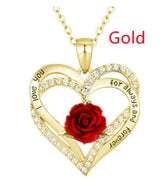 Preserved Flower with Necklace