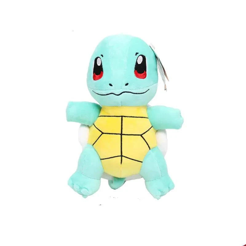 Soft blue and yellow plush toy resembling Squirtle from Pokémon collection