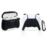 2-pack silicone game controller design AirPods Pro case with keychain, protective and stylish cover for AirPods Pro 2