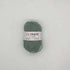 green 4-ply milk cotton yarn ball for baby dolls and crochet with Japanese label