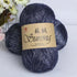 soft and durable Surong brand yarn ball for DIY knitting scarves and hats in dark gray color